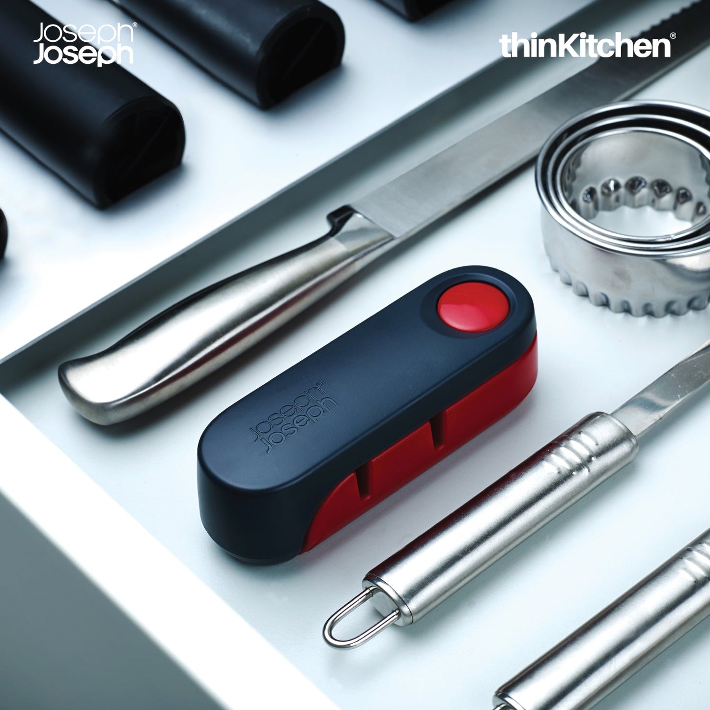 thinKitchen™ Joseph Joseph Rota Folding Knife Sharperner and Honer