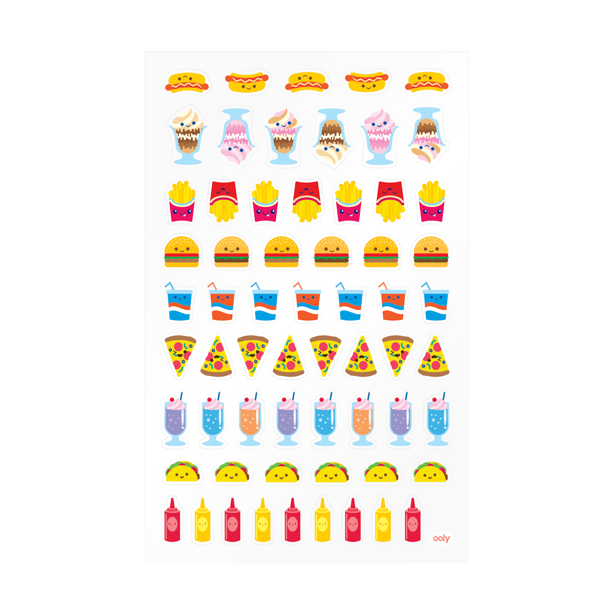 Stickiville Stickers: Fast Food - Standard (1 Sheet)