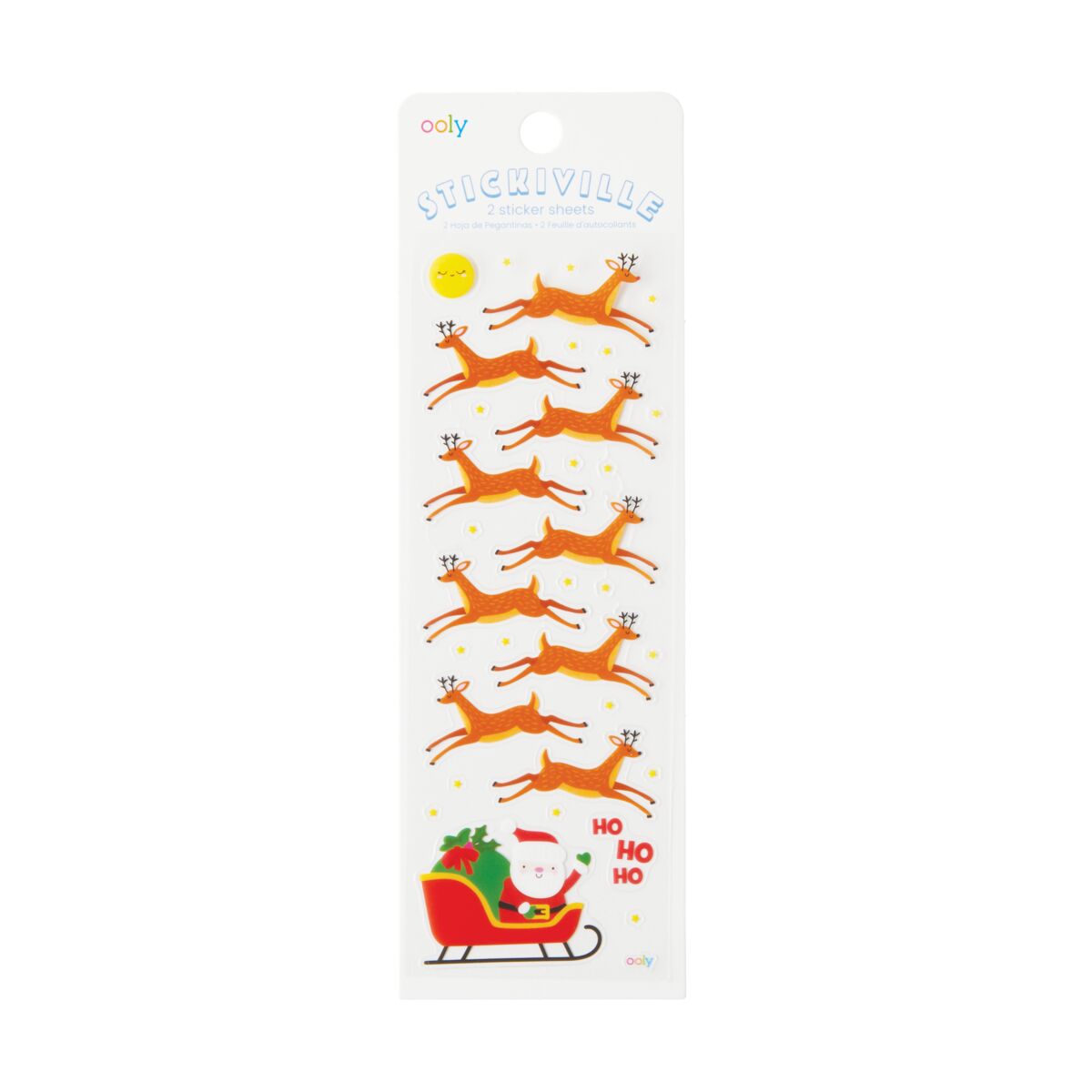 Stickiville Stickers: Here Comes Santa - Skinny (2 Sheets)
