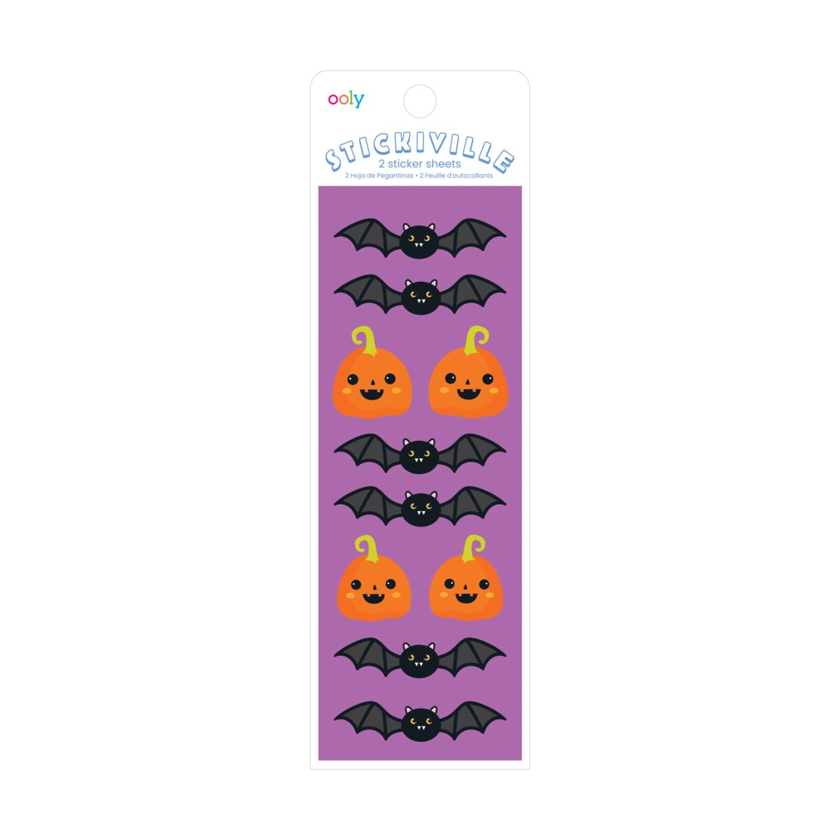 Stickiville Stickers: Bats & Jacks - Skinny (2 Sheets)