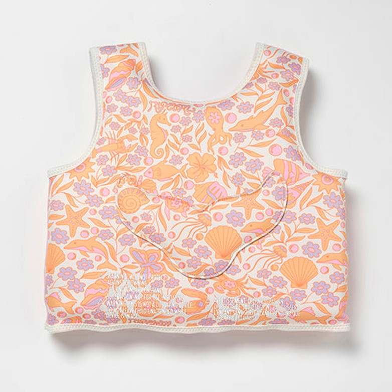 Kids Swim Vest 2-3 Ocean Magic Pink
