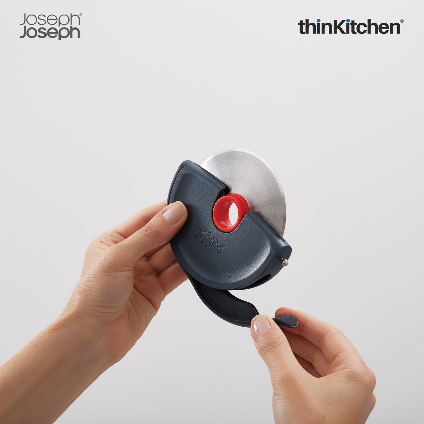 thinKitchen™ Joseph Joseph Disc Easy-clean Pizza Cutter - Grey