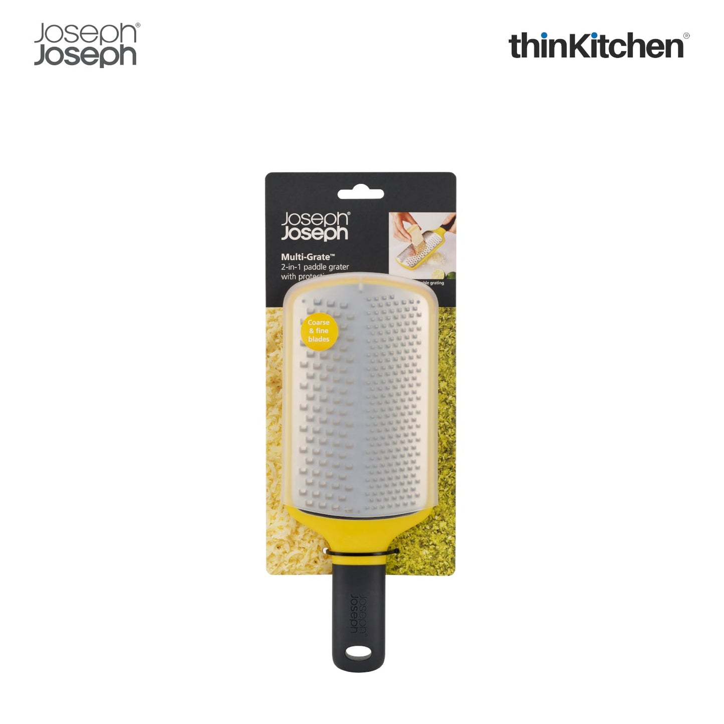 thinKitchen™ Joseph Joseph Multi-Grate Paddle Grater - Yellow