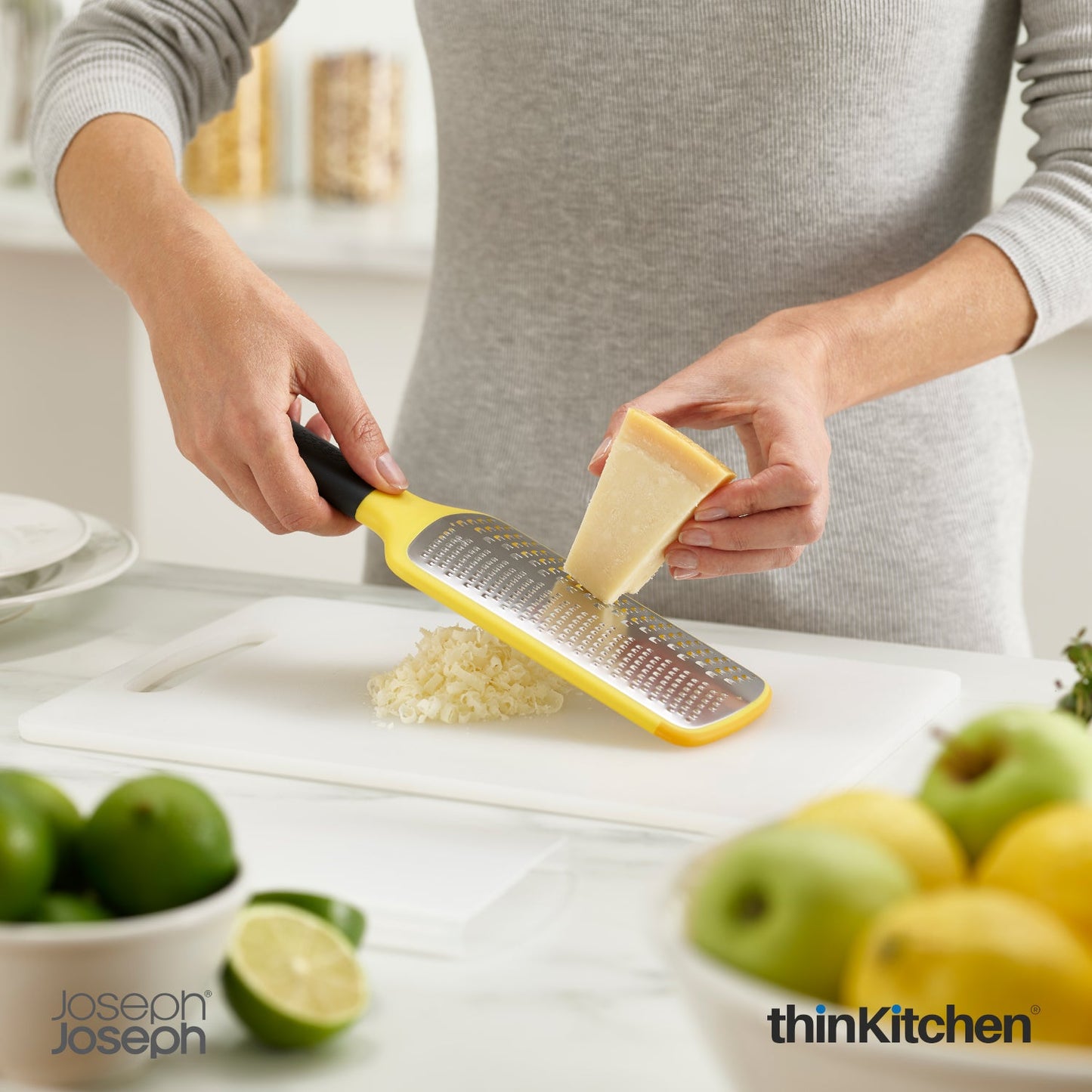 thinKitchen™ Joseph Joseph Multi-Grate Paddle Grater - Yellow