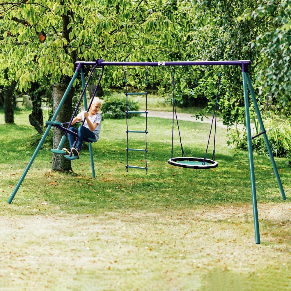 Plum® Metal Multiplay Swing Set