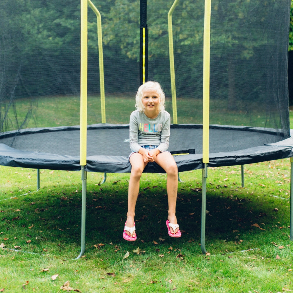 Plum® 10ft Wave Springsafe® Trampoline and Enclosure