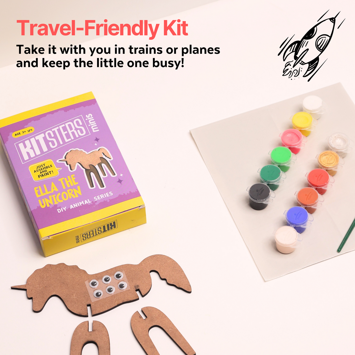 Kitsters Minis Ella the Unicorn Bombay Kids Company