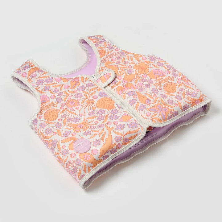 Kids Swim Vest 2-3 Ocean Magic Pink