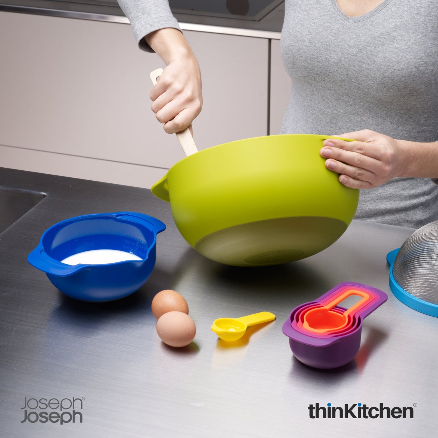 thinKitchen™ Joseph Joseph Nest 9 Plus Bowl Set - Multi Colour