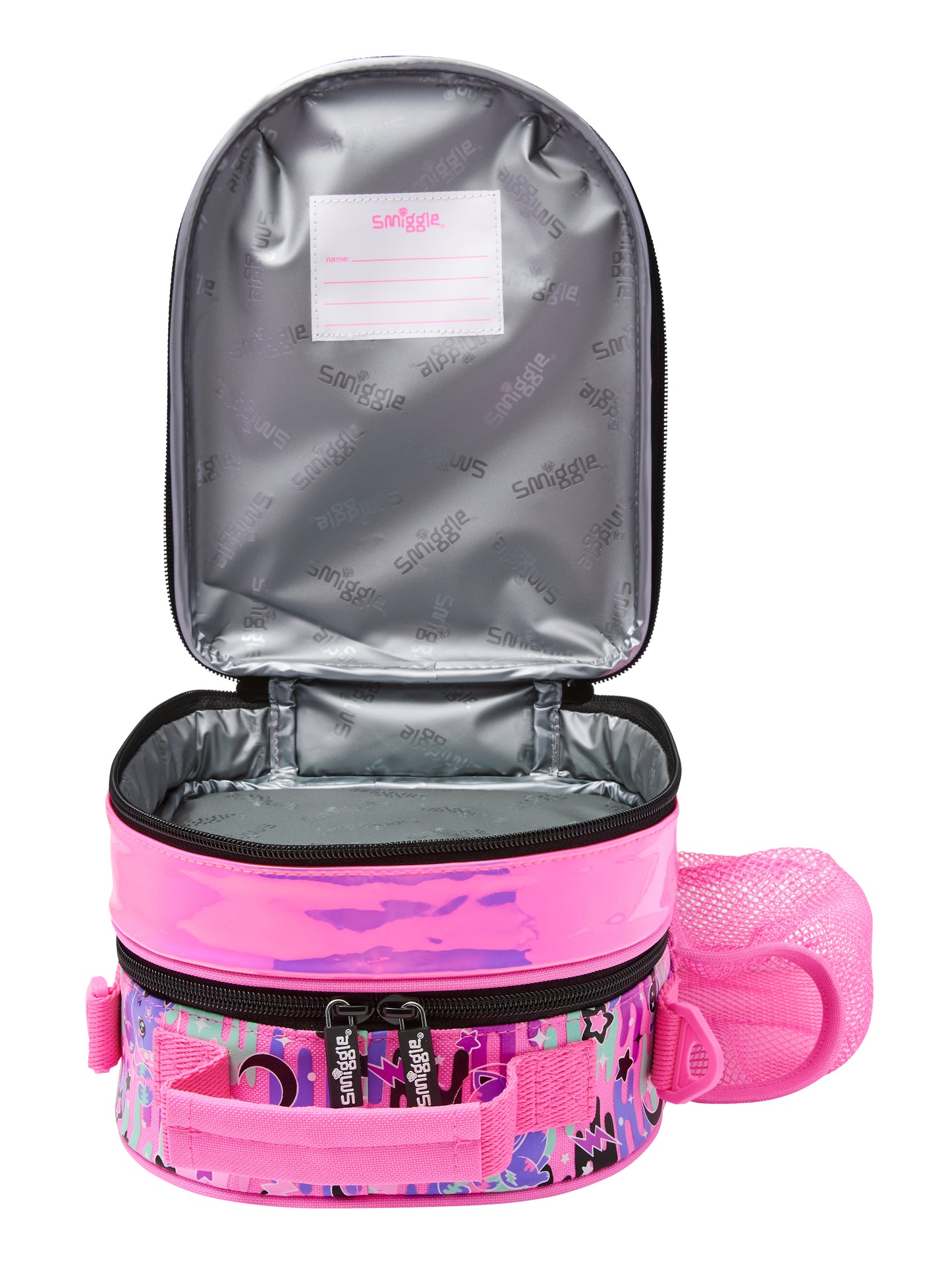 Smiggle Away Hard Top Lunch Box With Strap, Pink, 3Y+