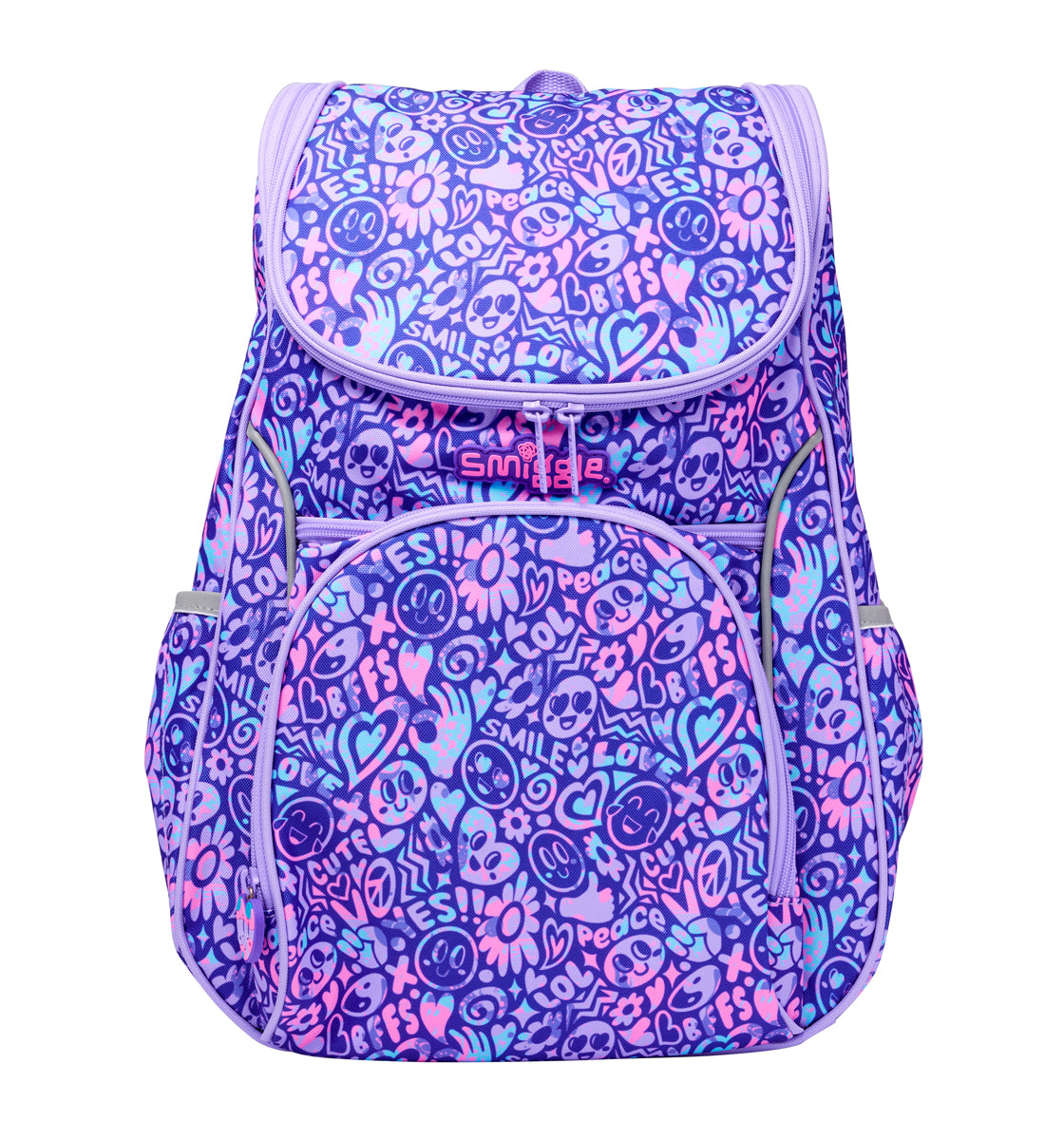 Smiggle Vivid Access Backpack Lilac, 3Y+