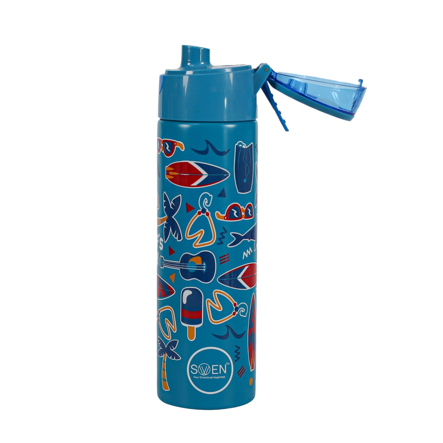 Insulated Stainless Steel Mist Bottle, Blue Color | 640 Ml