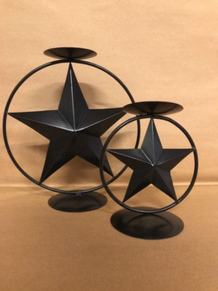 CLARA, pack of 2 Star Ring Tealight Holders by SWEN