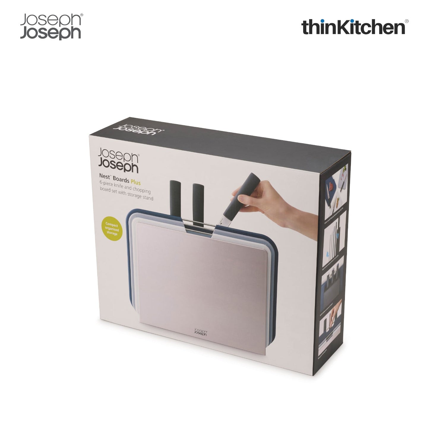 thinKitchen™ Joseph Joseph Nest Boards Plus 6-piece Knife and Chopping Board Set