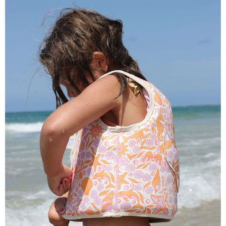 Kids Swim Vest 2-3 Ocean Magic Pink
