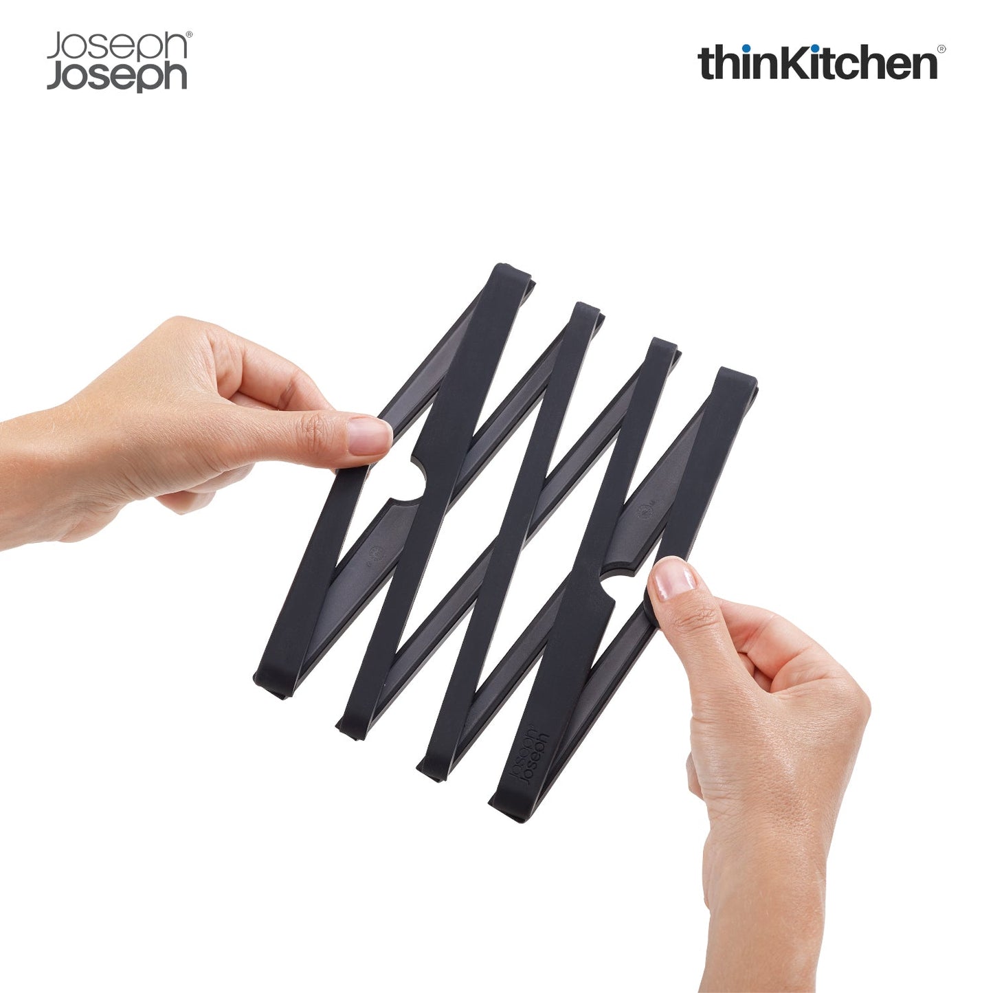 thinKitchen™ Joseph Joseph Stretch Expandable Trivet - Black