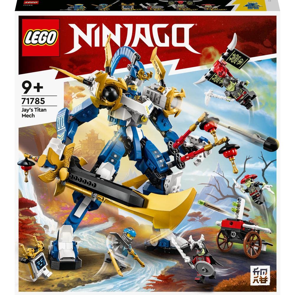 LEGO NINJAGO Jay’s Titan Mech Building Toy Set (794 Pieces)