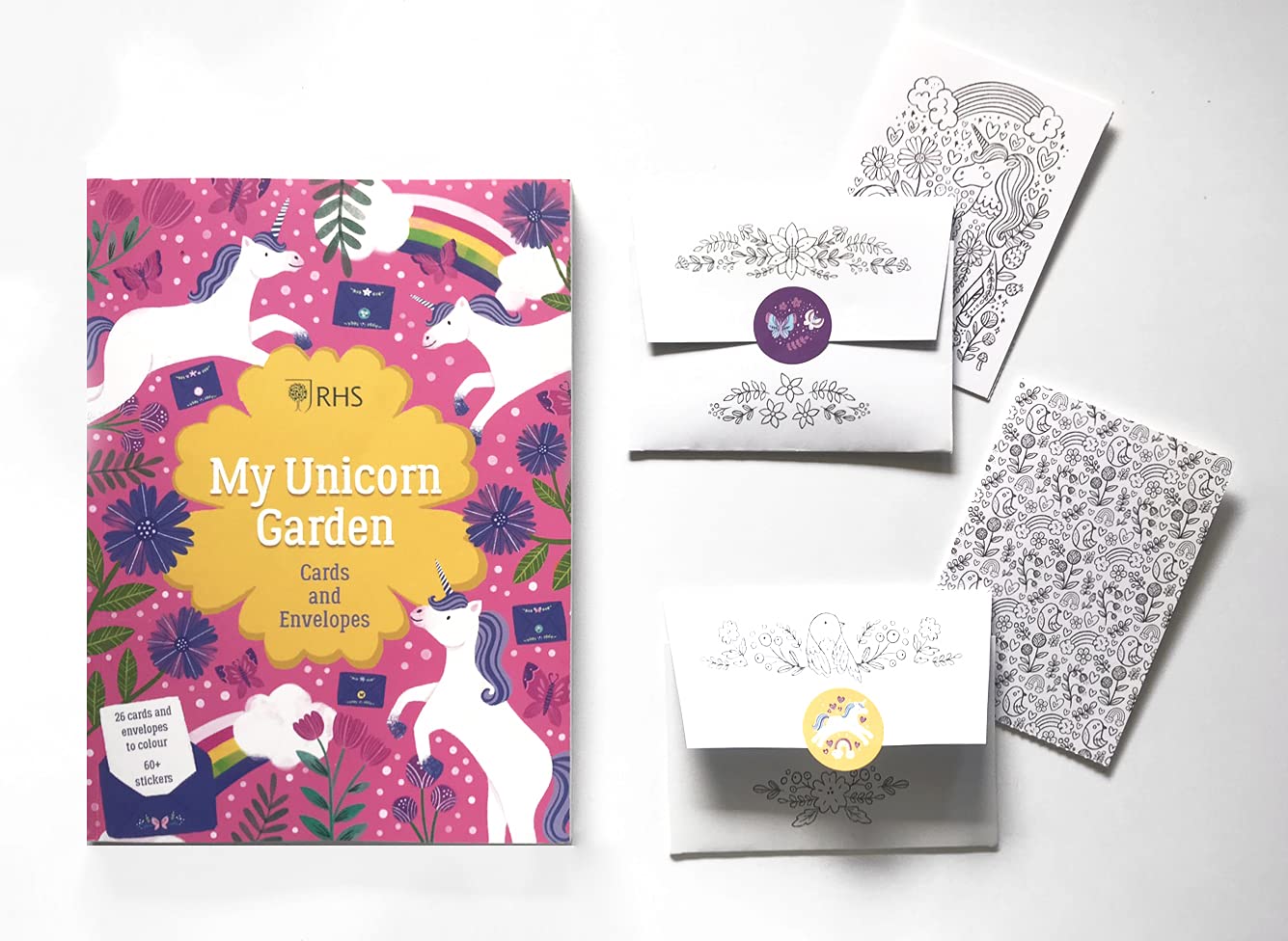 My Unicorn Garden Cards and Envelopes