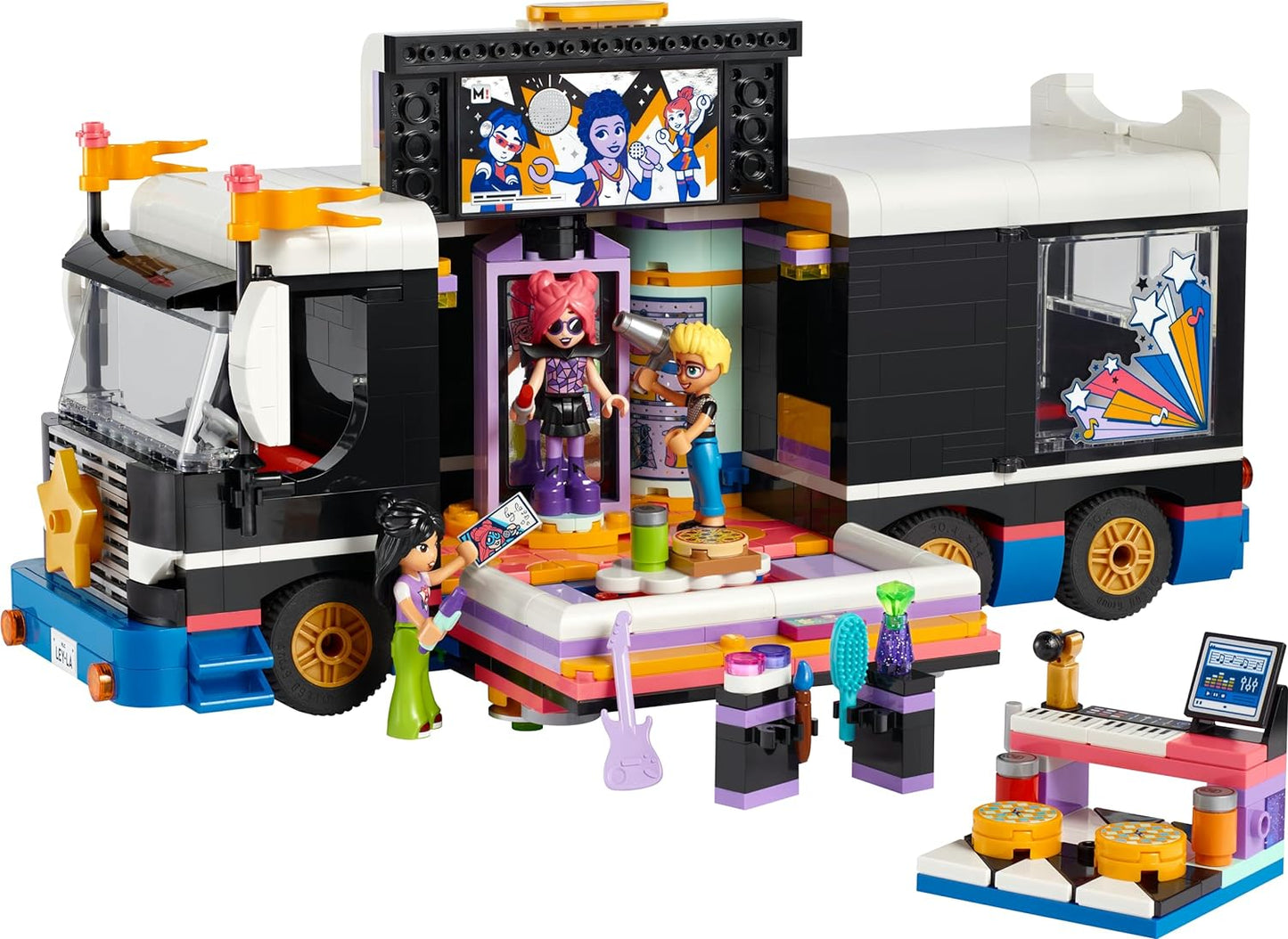 LEGO Friends Pop Star Music Tour Bus Toy | 8 Years+