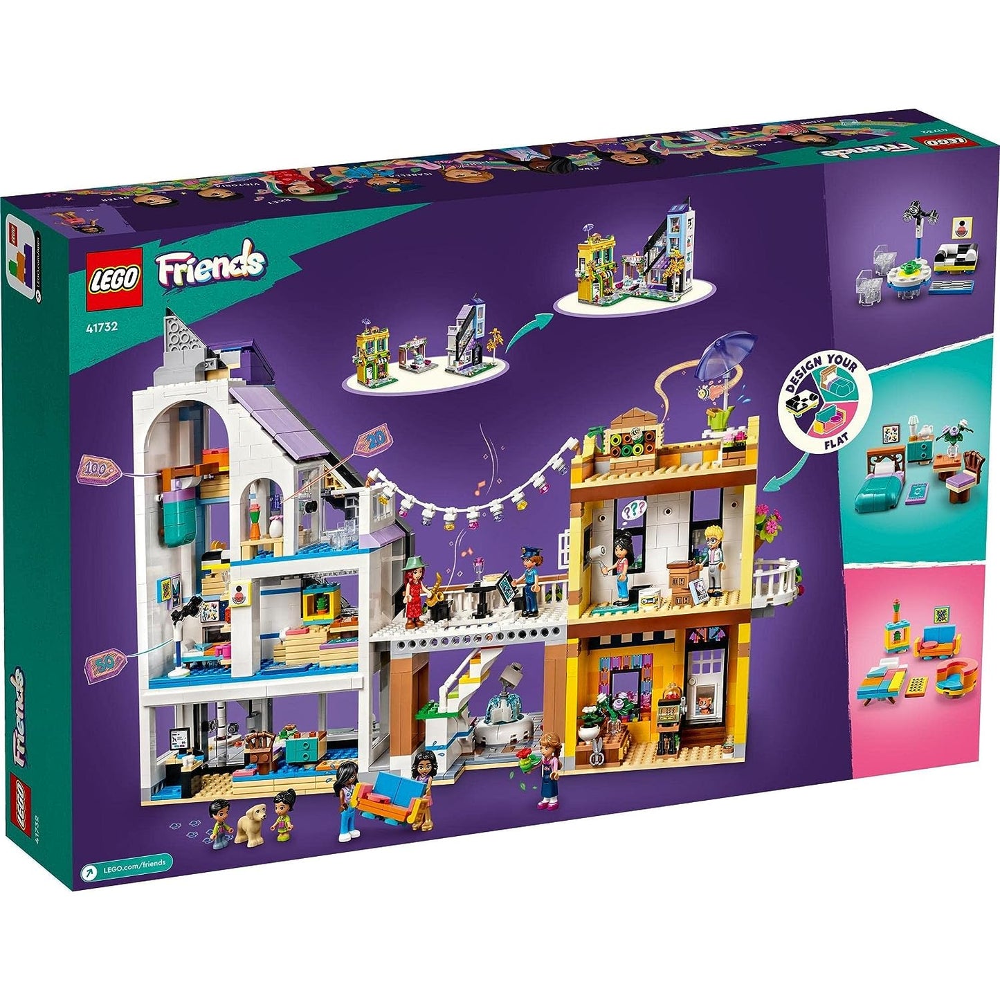 LEGO Friends Downtown Flower and Design Stores Building | 12 Yrs+