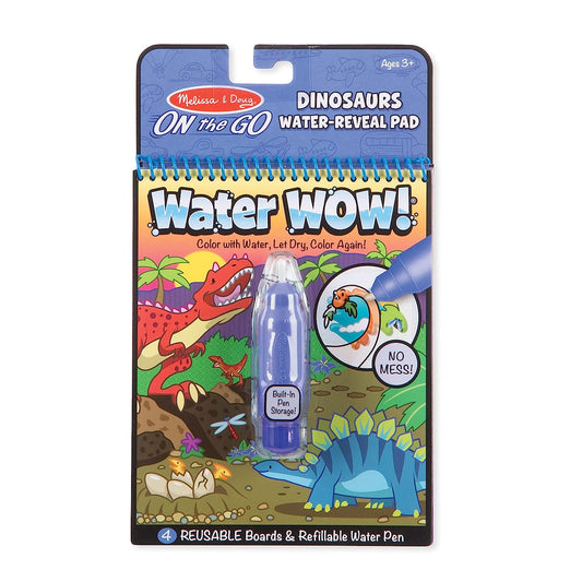 Water Wow! Dinosaur- Reusable Water-Reveal Colouring Activity Pad