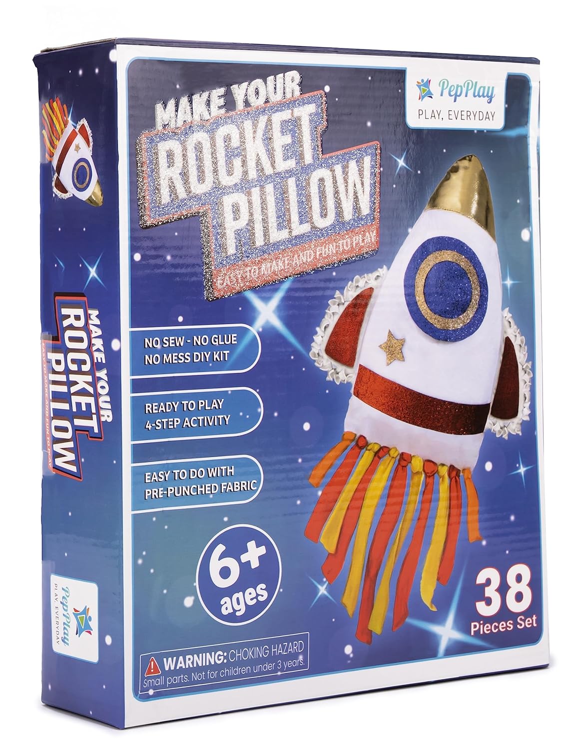 PepPlay Make Your Rocket Pillow