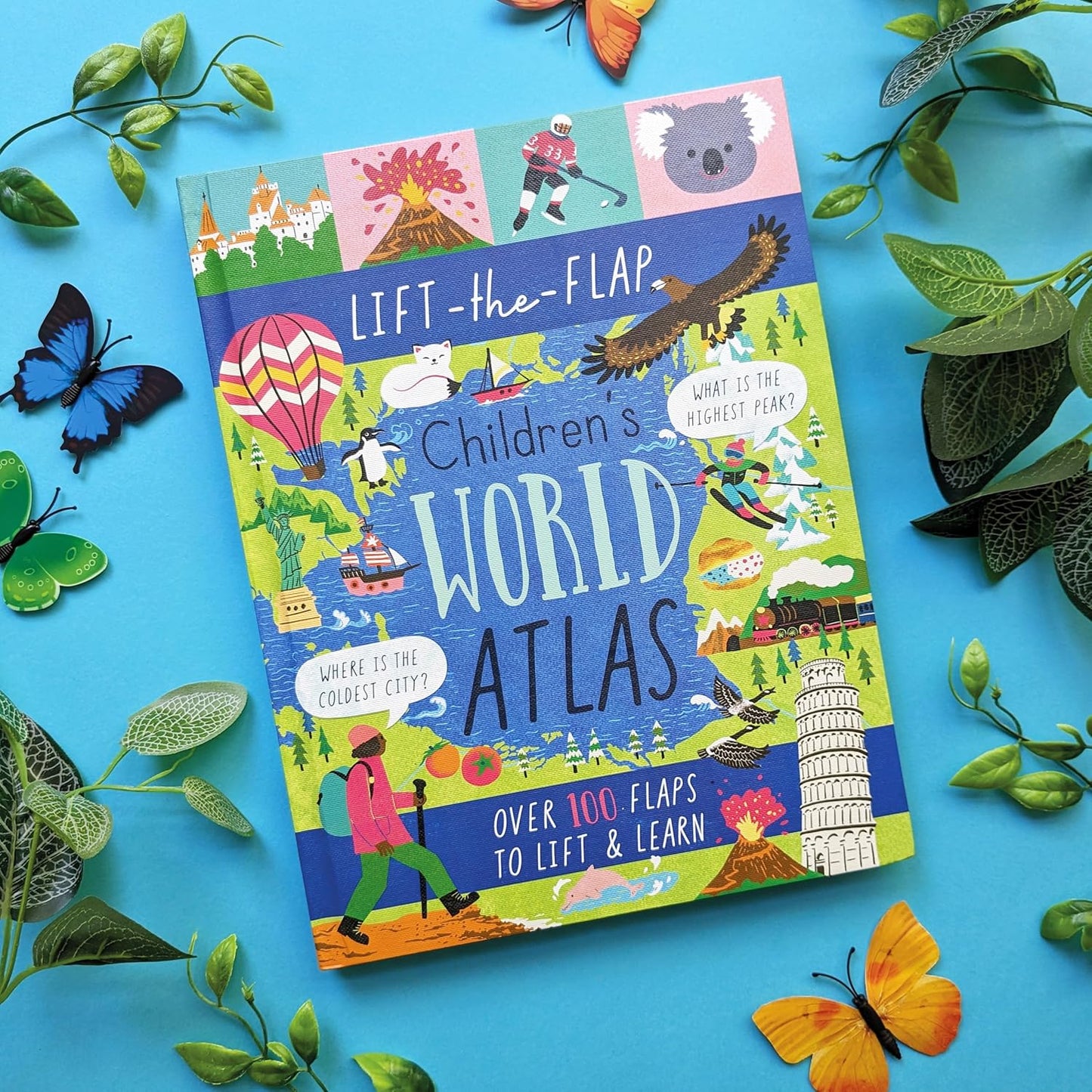 Lift-the-Flap Children's World Atlas: Over 100 Flaps to Lift & Learn (Lift-the-Flap Questions & Answers Board Book)