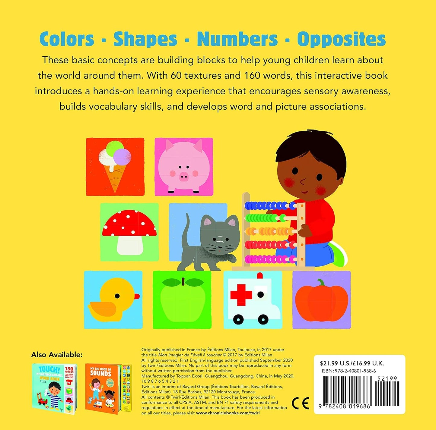 MILES KELLY | My Big Touch-and-Feel Concepts Book