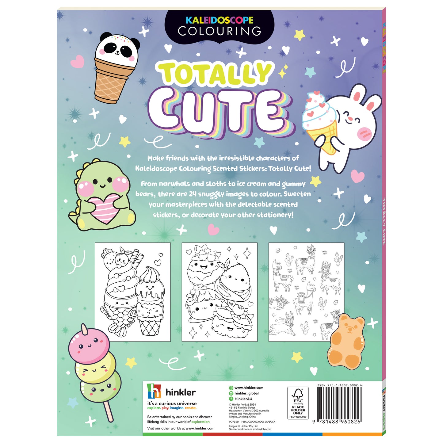 Kaleidoscope Colouring Totally Cute