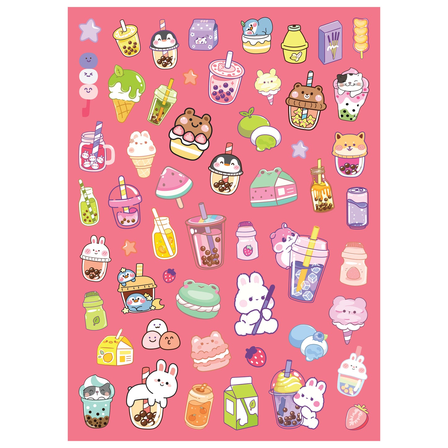 Kaleidoscope Colouring Totally Bubble Tea