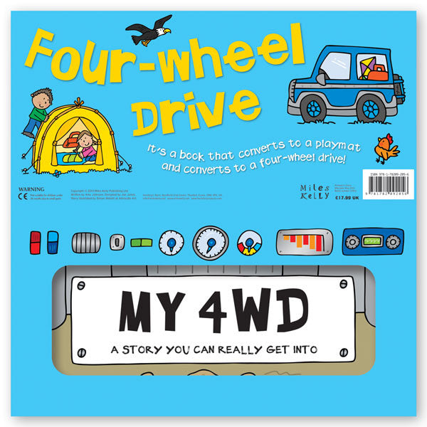 Convertible Four-wheel Drive – Sit-in Car & Adventure Storybook & Playmat for 3–6 Years