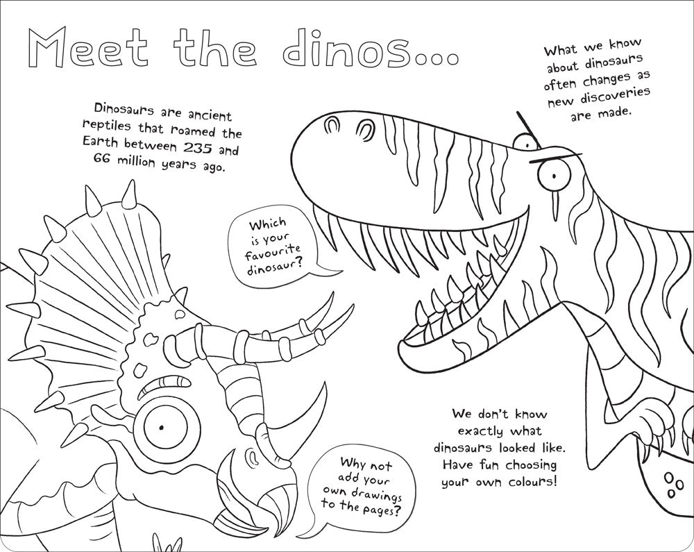 Ultimate Colour-In: Dinosaur