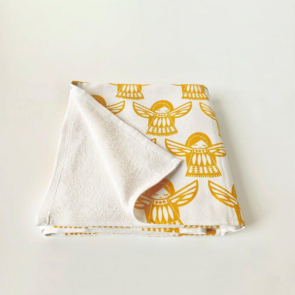 WRAP - Bath Towel - Angela Yellow