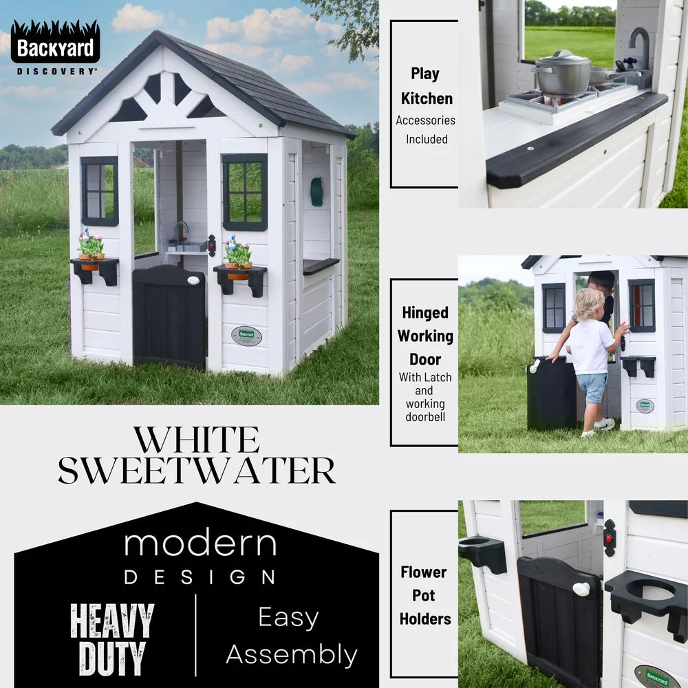 STEP2 SWEETWATER PLAYHOUSE WHITE/ANTRACIET