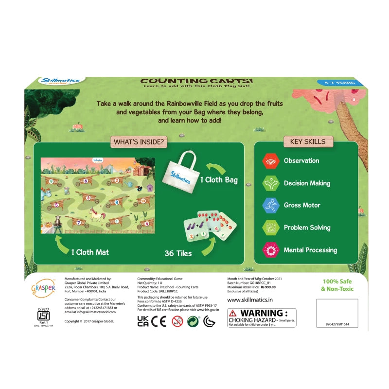 Counting Carts | Activity Play Mat