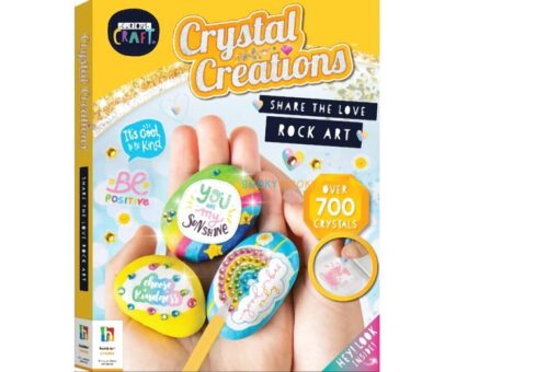 Crystal Creations Share the Love Rocket Art