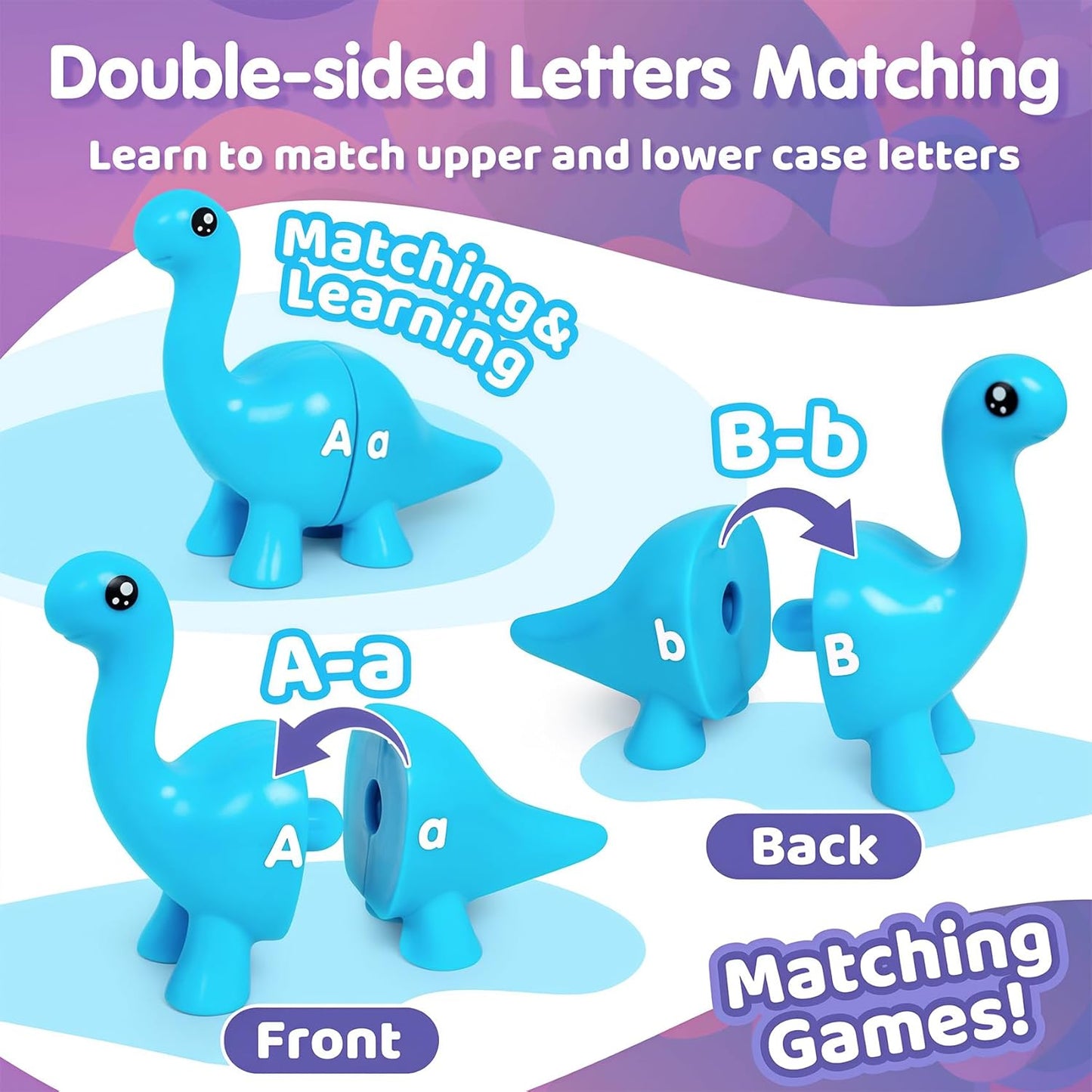 Dino Wise Montessori Alphabet Explorer Set (26 Pcs)-Motor Skills-Open Ended-Toycra
