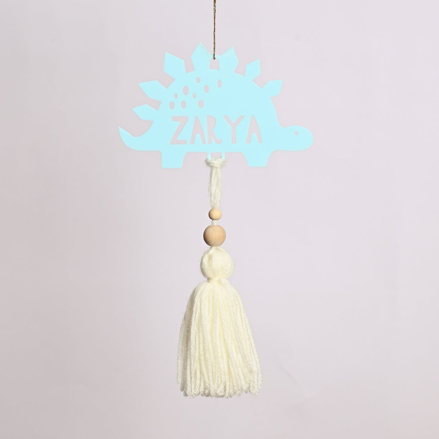 Personalised Tree Ornament | Tassel Dinosaur