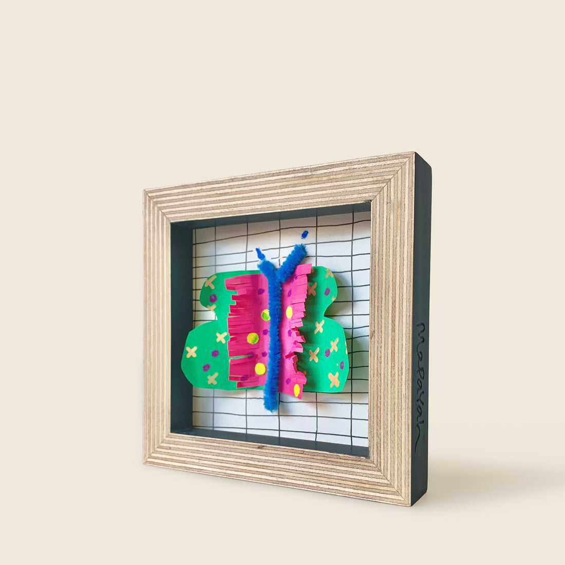 FLAUNT - Magnetic Picture Frame - 5x5 (Grey)