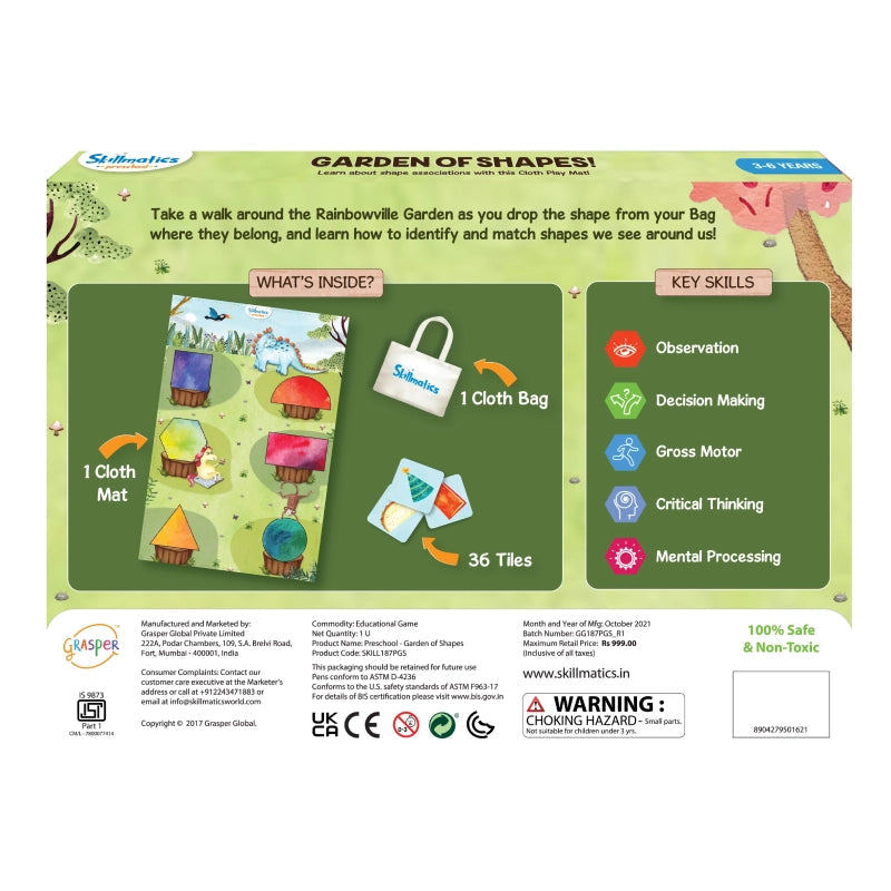 Garden of Shapes | Activity Play Mats