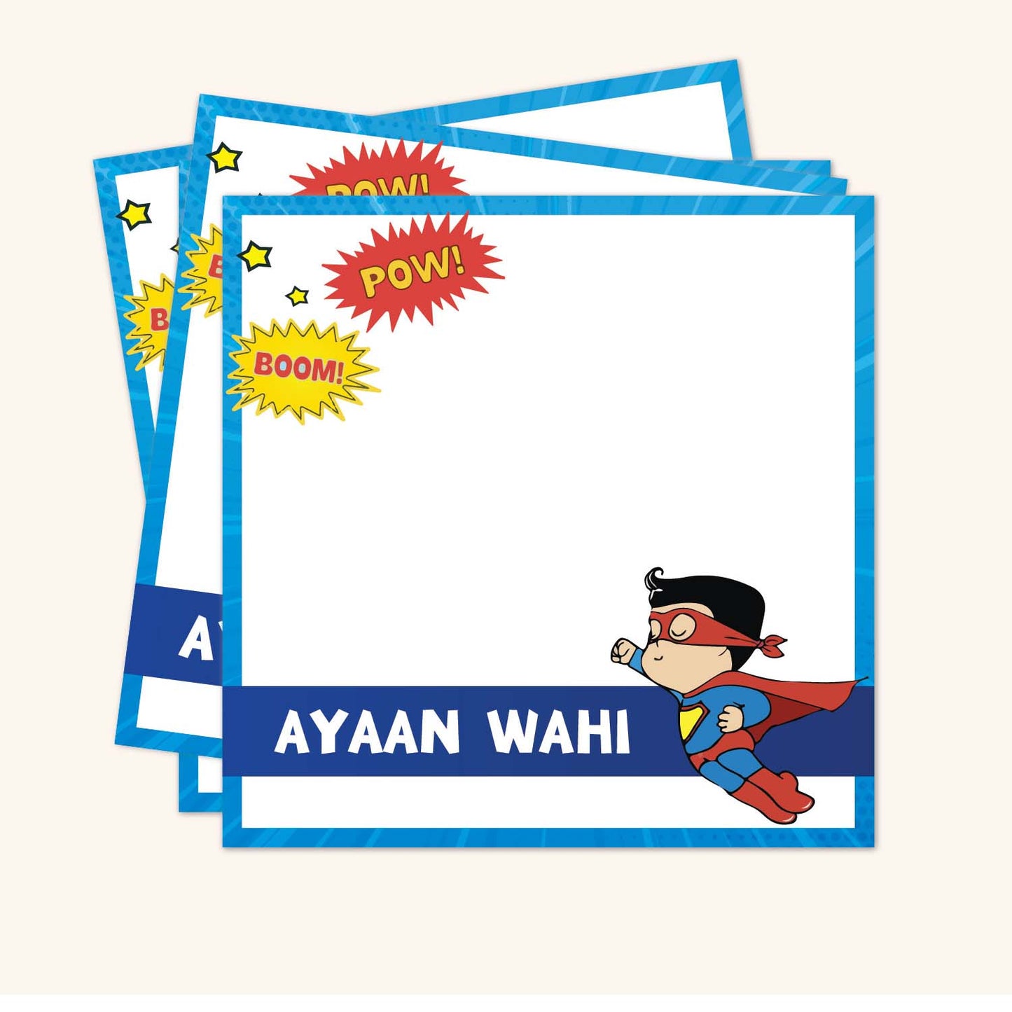 Square Gift Tags - Set of 24 | Personalised