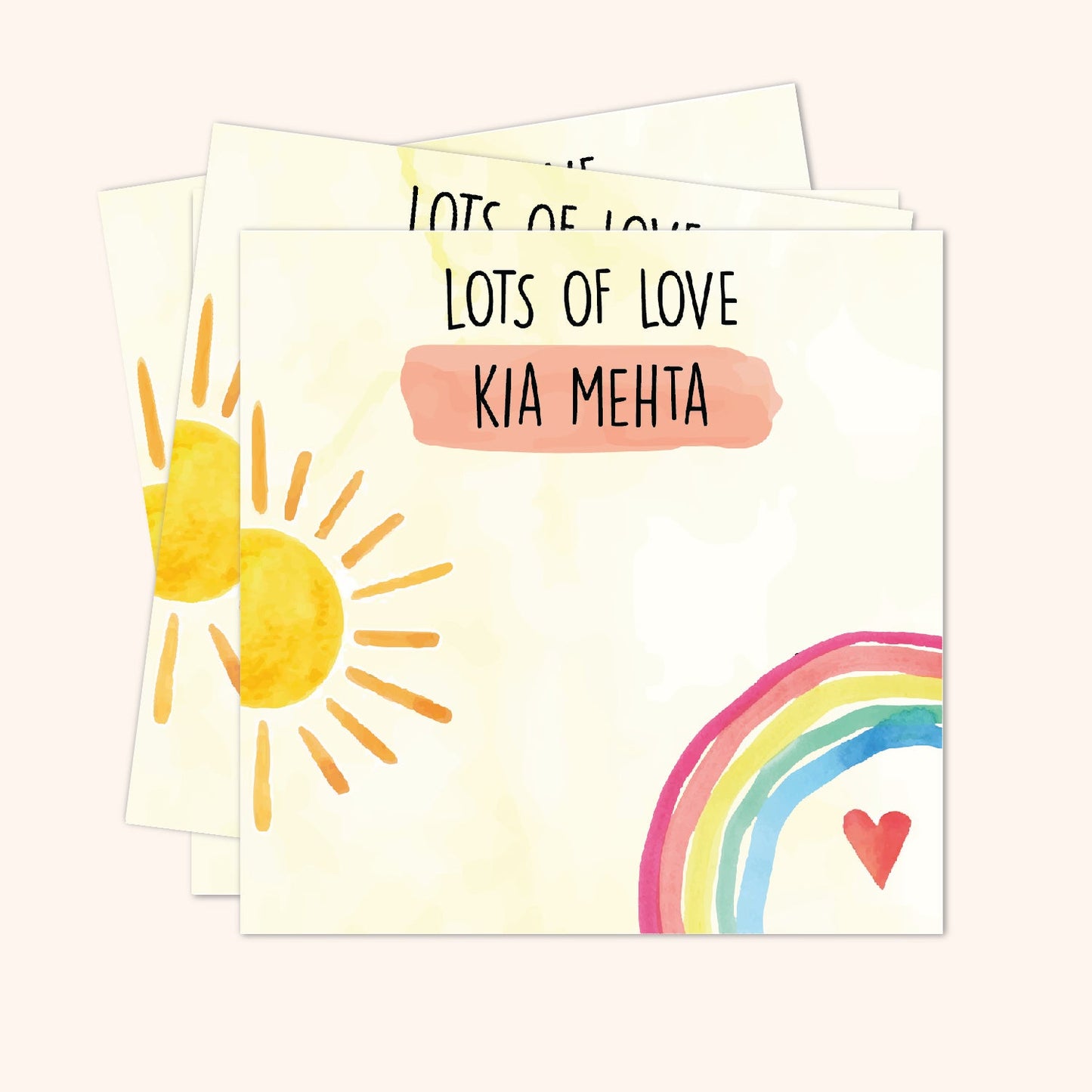 Square Gift Tags - Set of 24 | Personalised