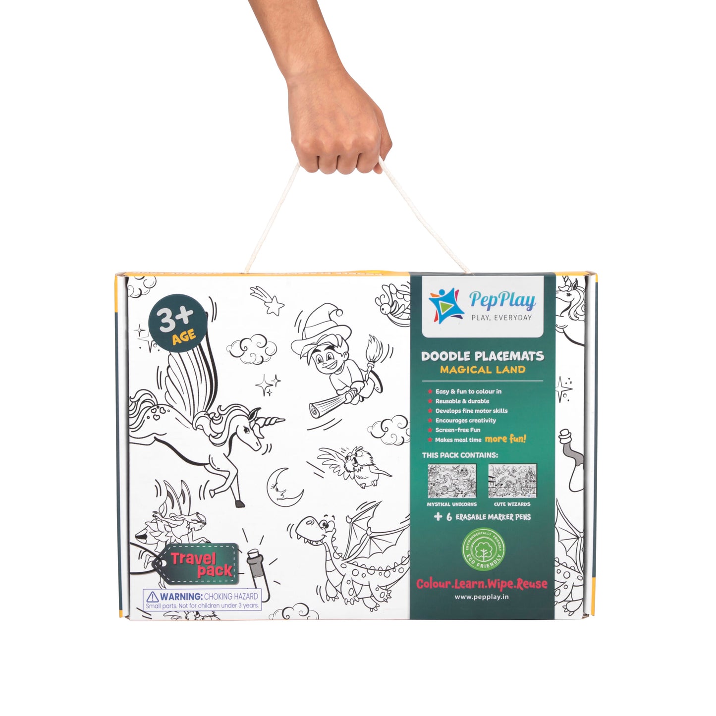 PepPlay doodle placemats - Magical Land