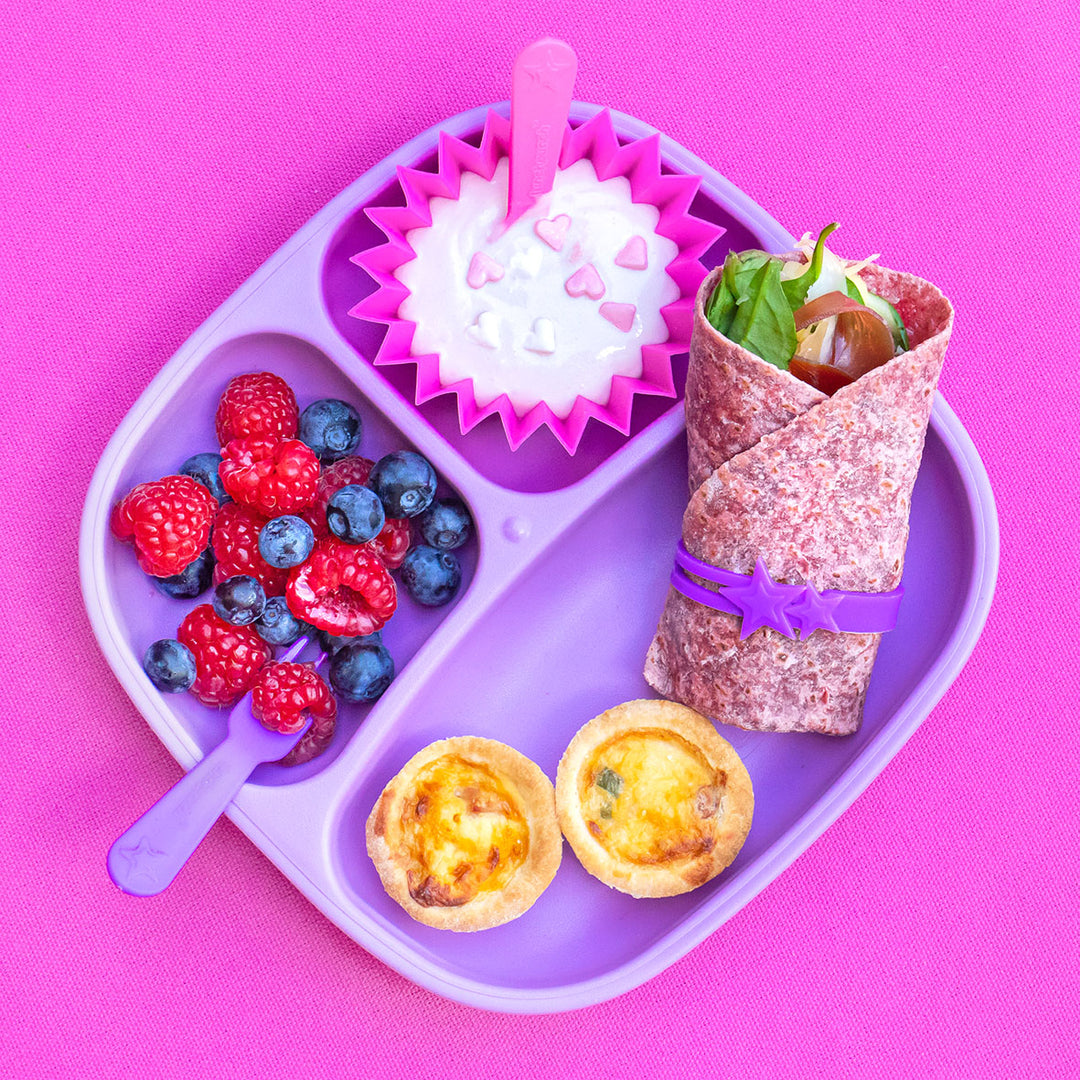 Lunch Punch Silicone Wrap Bands Pink Bombay Kids Company