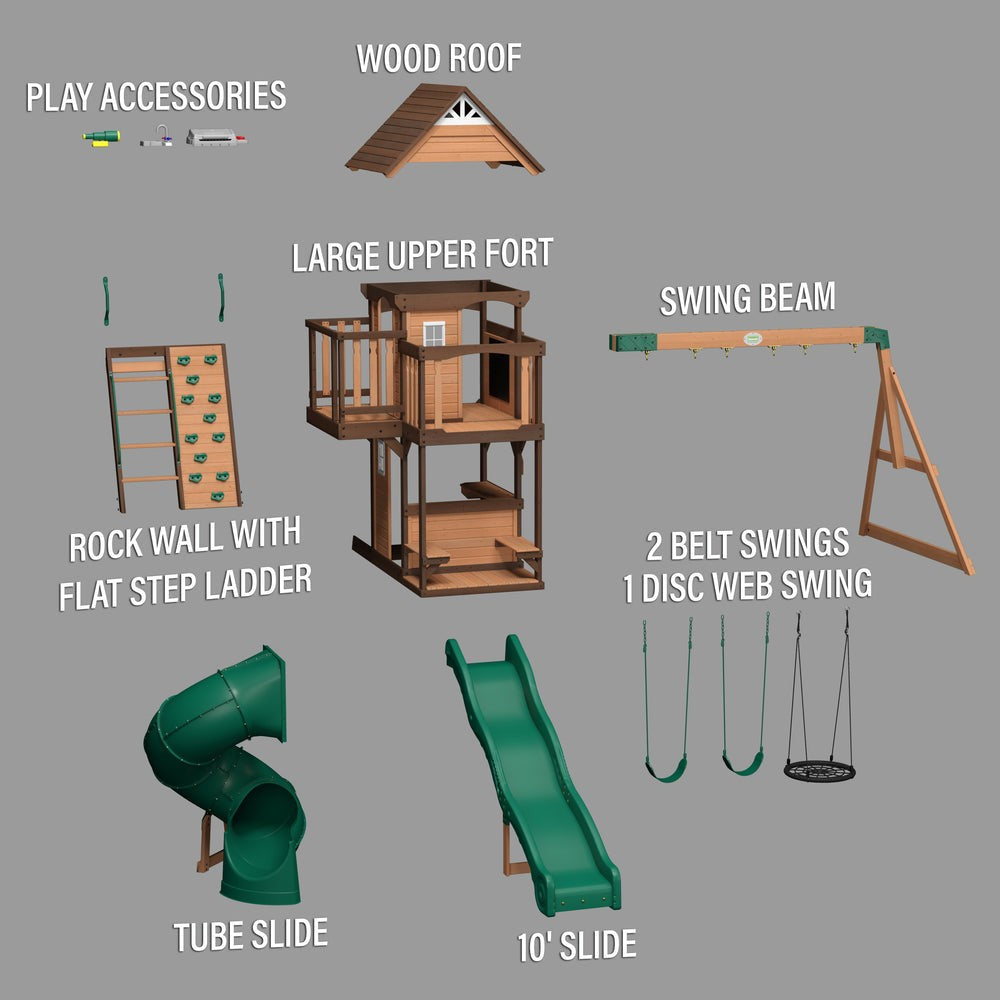 BYD Cedar Cove Swing Set