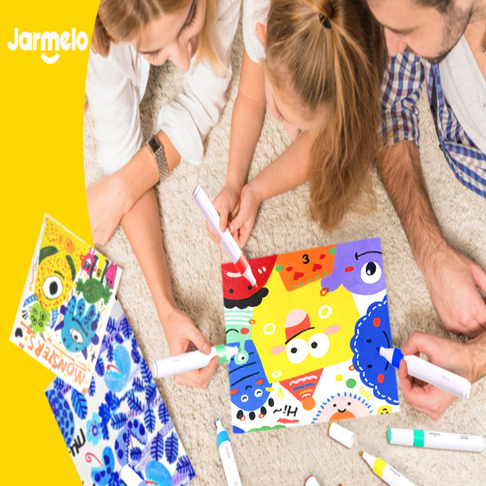 Jar Melo Acrylic Paint Markers With Bag- 36 Colors-Arts & Crafts-Jarmelo-Toycra