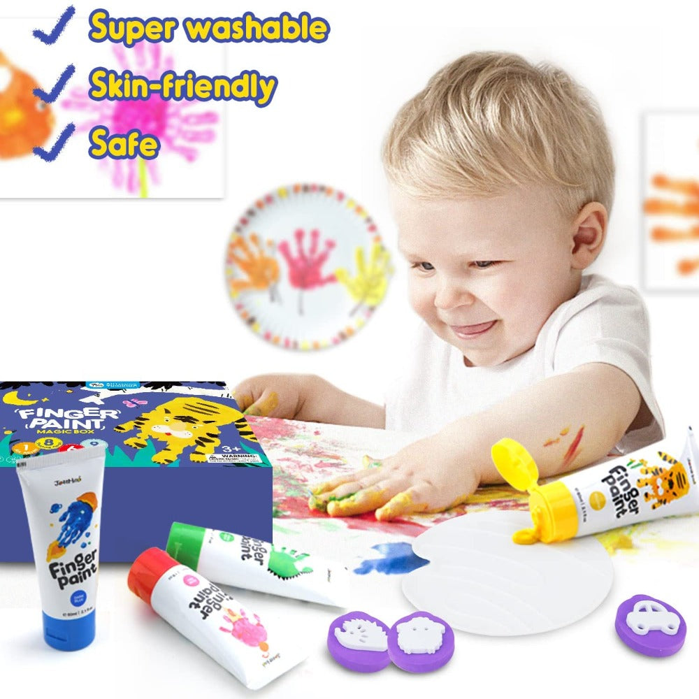 Jar Melo Finger Paint Magic Box-Arts & Crafts-Jarmelo-Toycra