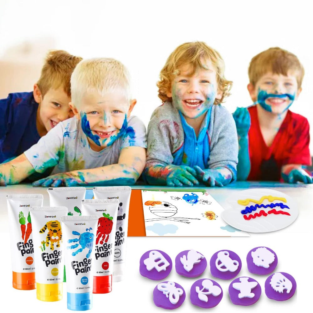Jar Melo Finger Paint Magic Box-Arts & Crafts-Jarmelo-Toycra