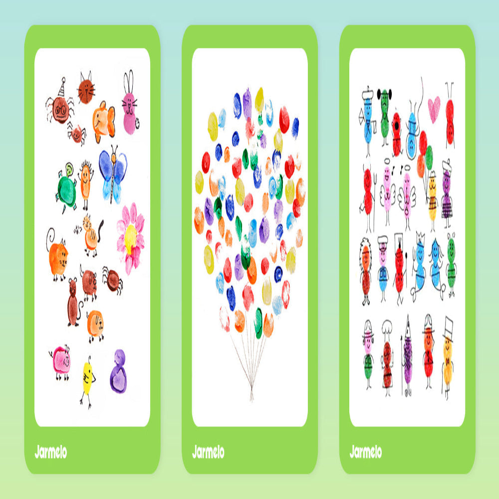 Jar Melo Scented Finger Paint-8 colors-Arts & Crafts-Jarmelo-Toycra