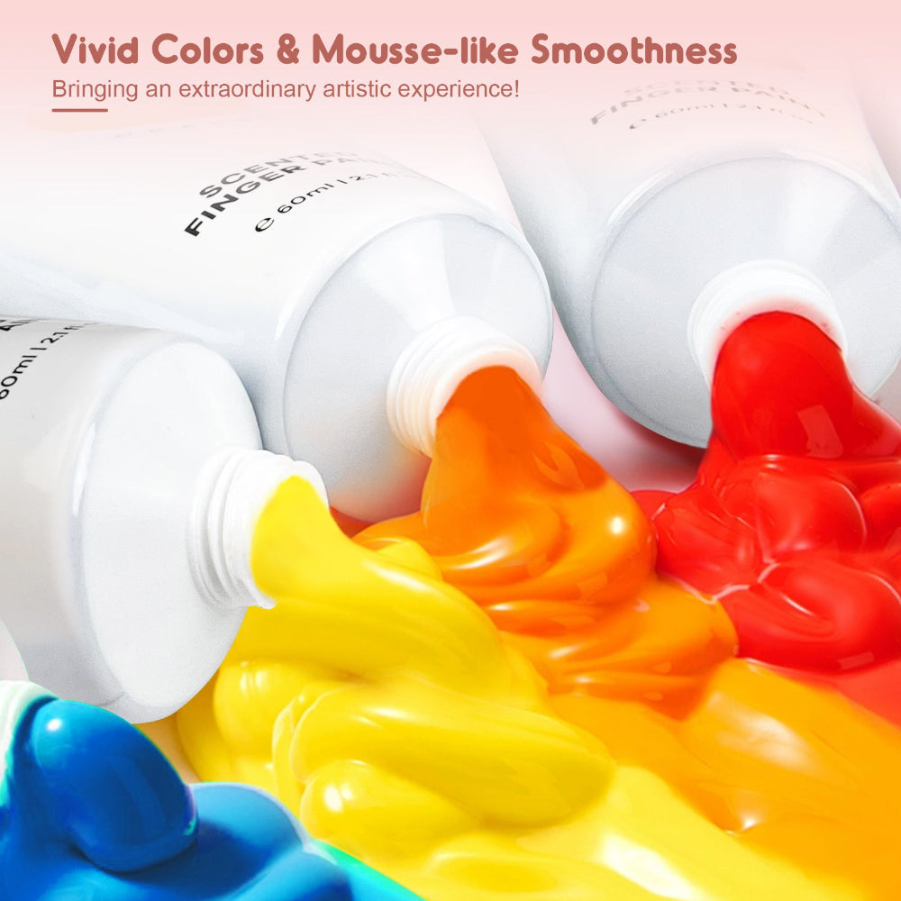 Jar Melo Scented Finger Paint-8 colors-Arts & Crafts-Jarmelo-Toycra